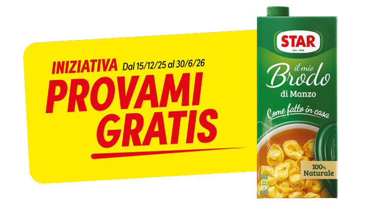 INIZIATIVA PROVA GRATIS IL MIO BRODO STAR