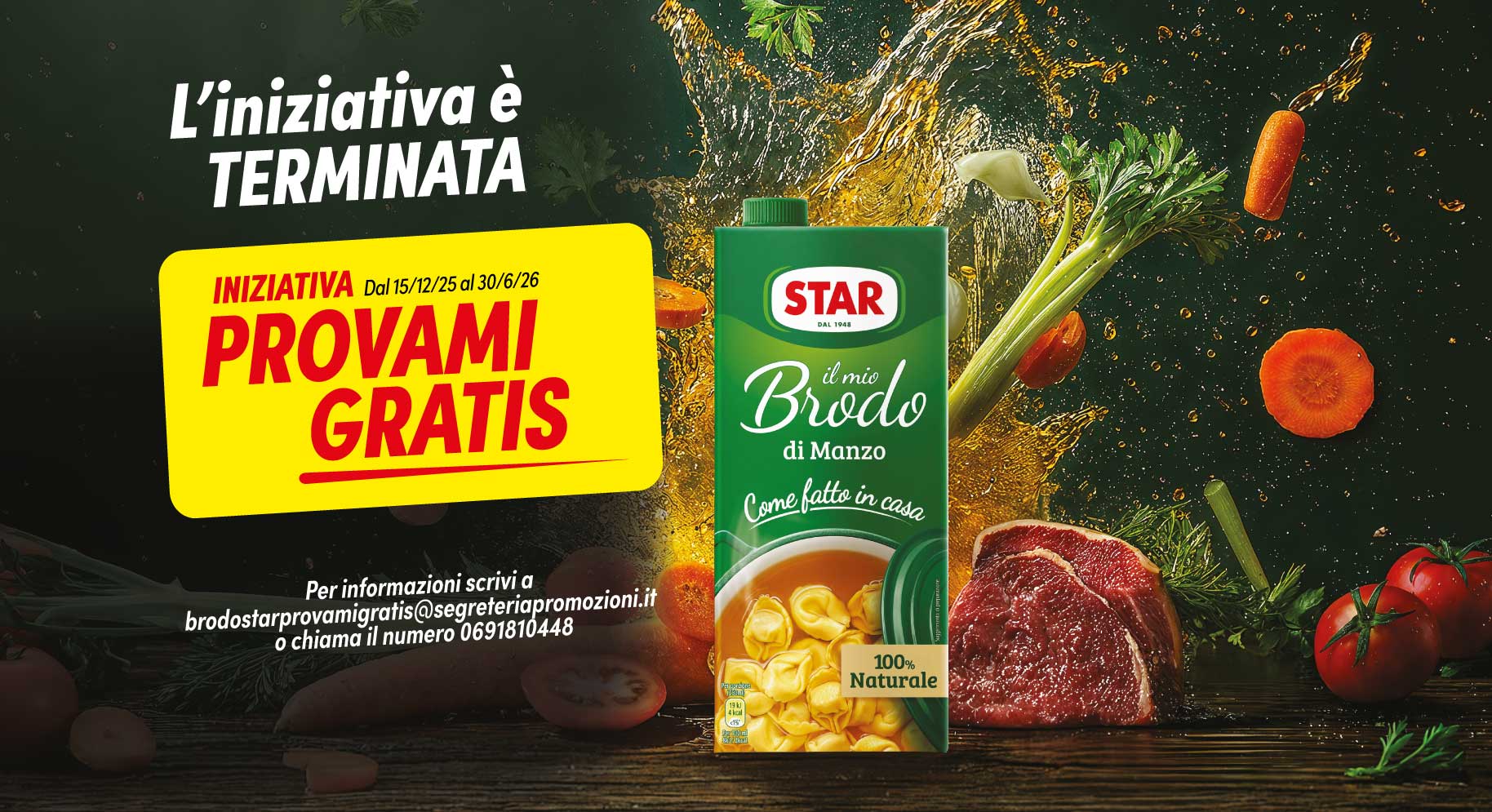 INIZIATIVA PROVA GRATIS IL MIO BRODO STAR